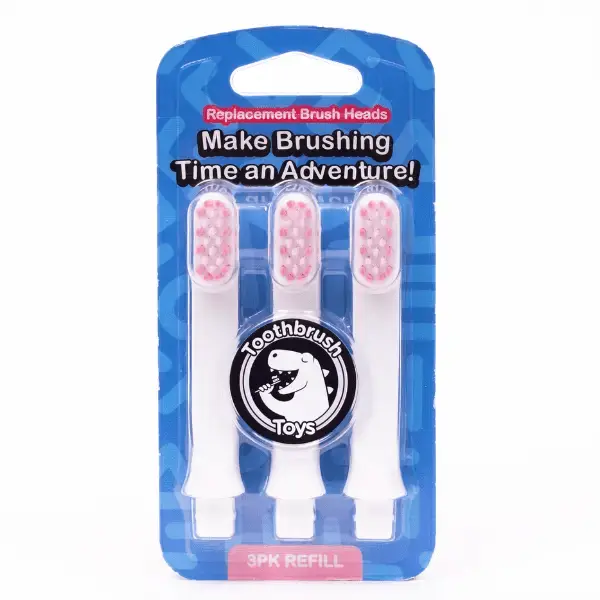  Kids Toothbrush Toy Replacement Heads 3 Pack Easy Swap -  ToylandEU™