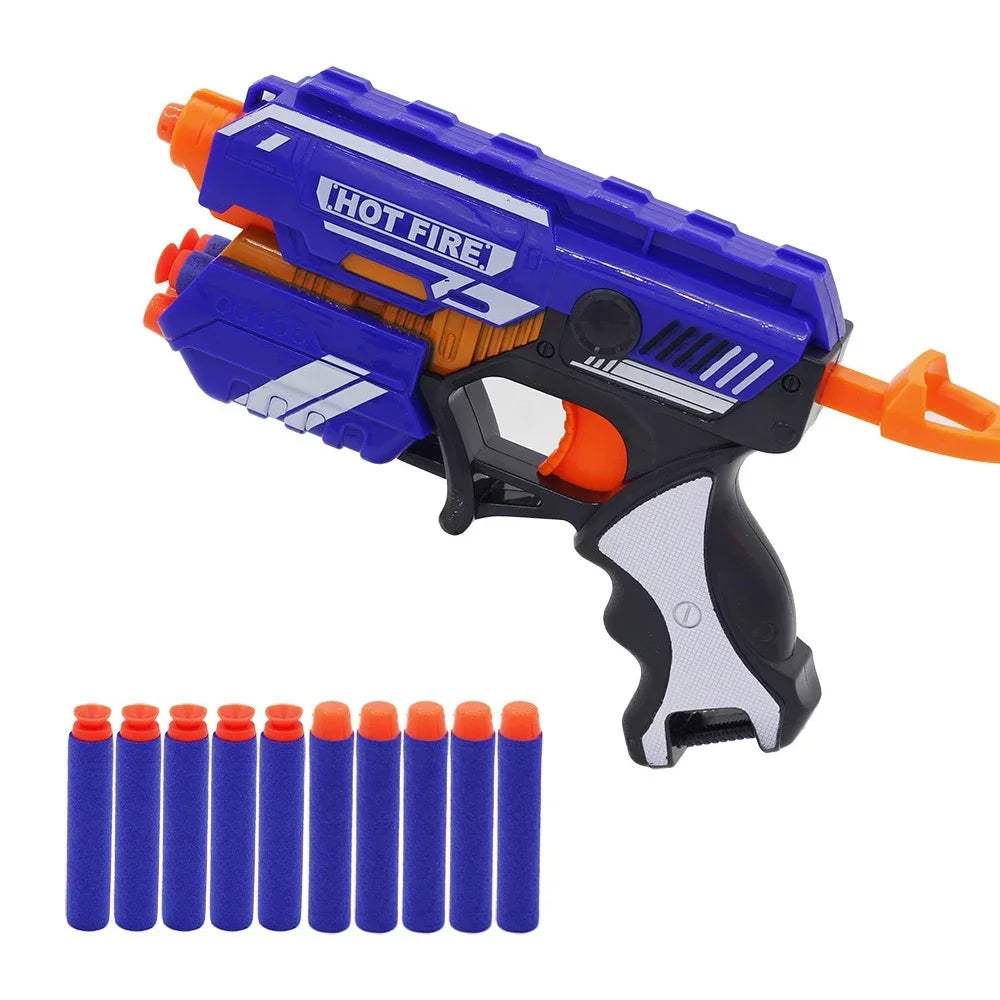 Kids Toy Gun Dart Blaster With High Velocity Foam Bullets - ToylandEU