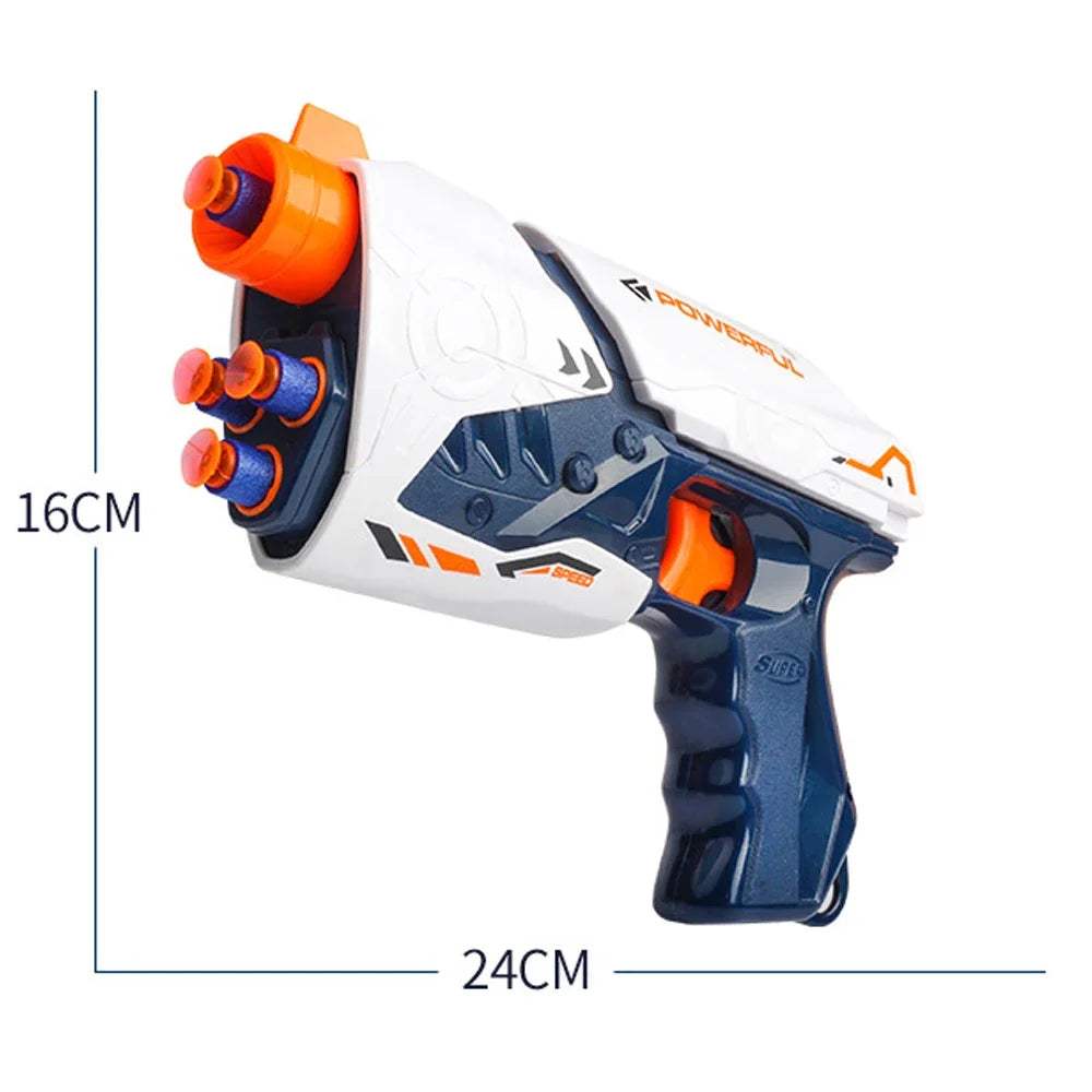 Kids Toy Gun Dart Blaster With High Velocity Foam Bullets - ToylandEU