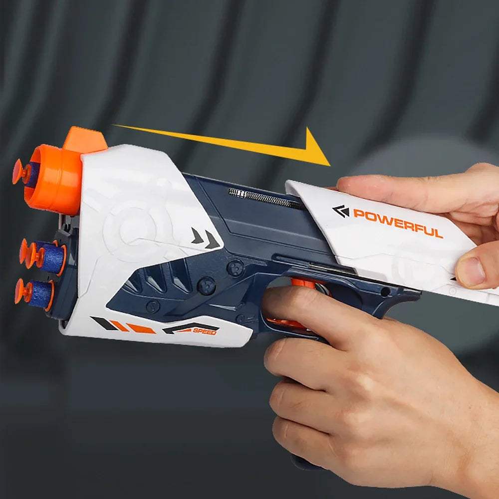 Kids Toy Gun Dart Blaster With High Velocity Foam Bullets - ToylandEU