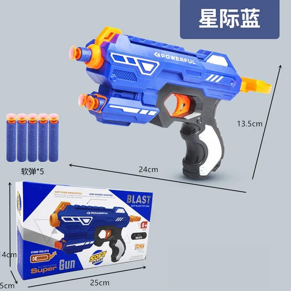 Kids Toy Gun Dart Blaster With High Velocity Foam Bullets - ToylandEU