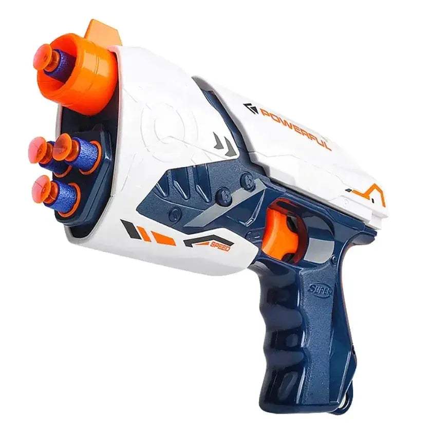 Kids Toy Gun Long Range Blaster With Soft Bullets Set - ToylandEU