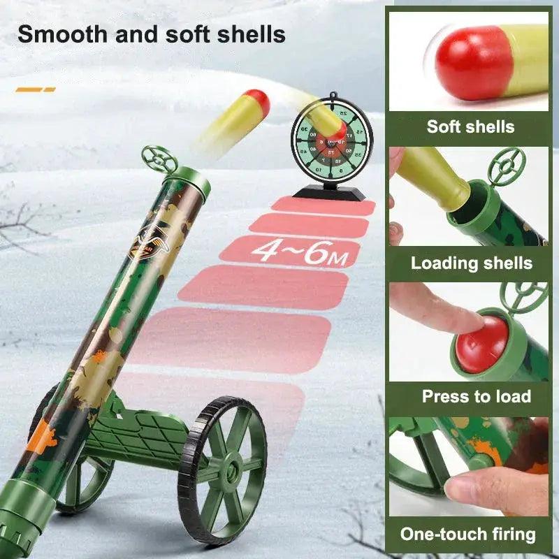  Kids Toy Gun With Wheels Simulated Rocket Launcher -  ToylandEU™