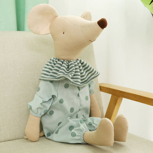 Kids Toy Little and Cute Pink Cotton Bowknot and Green Bowknot Mouse ToylandEU.com Toyland EU