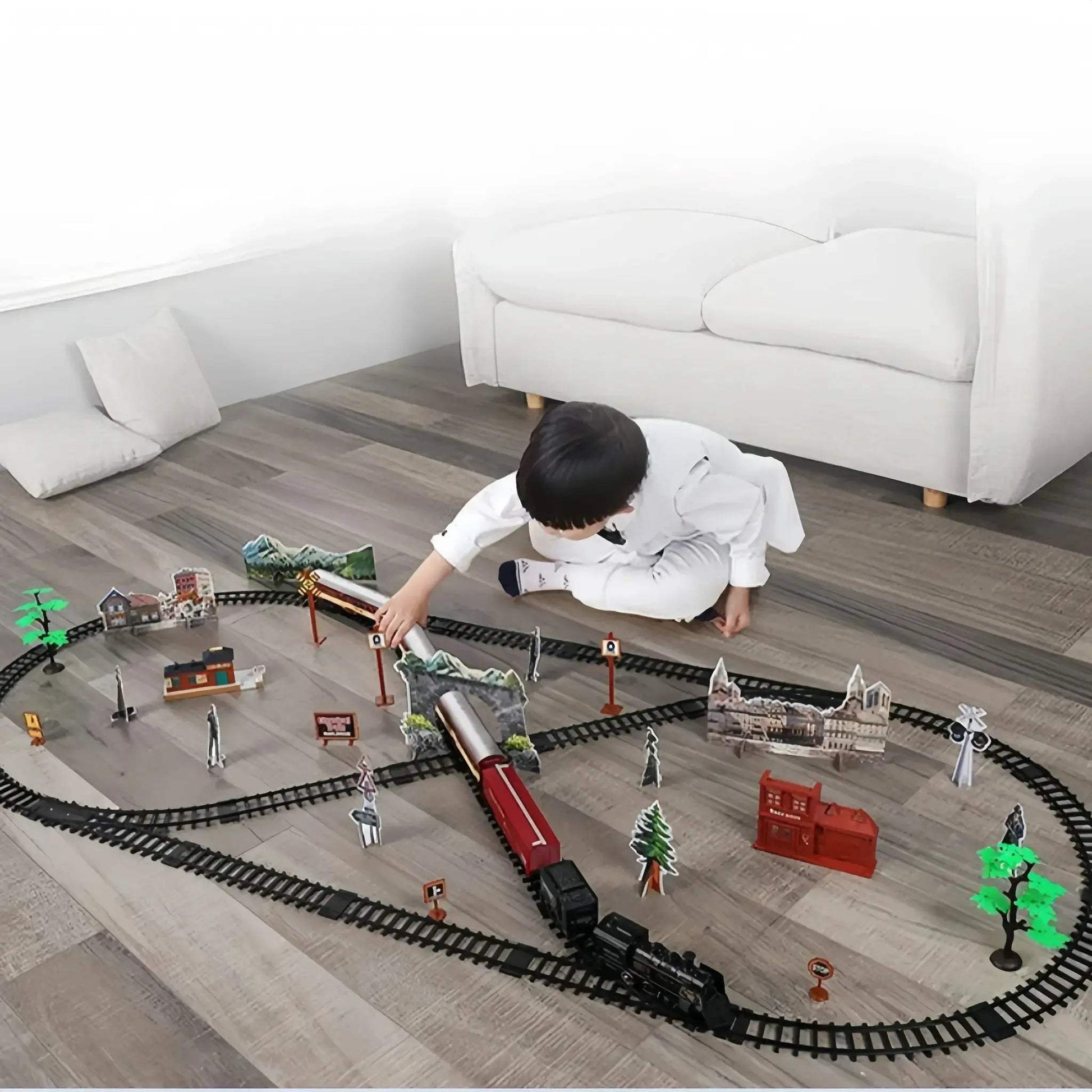 Kids Train Toy Plastic Model for Playtime Fun and Adventure - ToylandEU