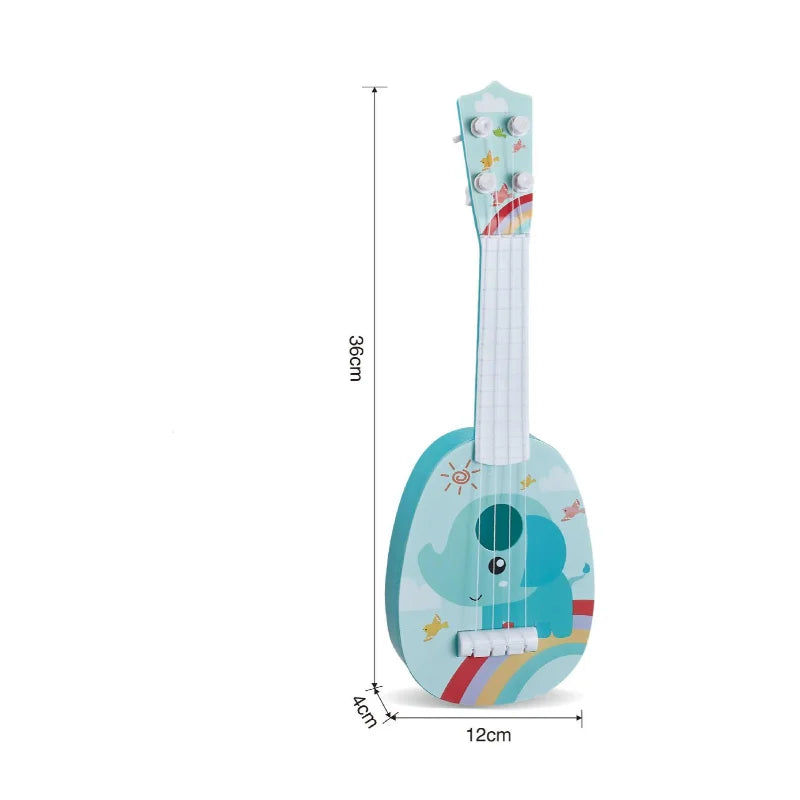 Kids Ukulele For Beginners 14 Inch Mini Guitar Educational Toy - ToylandEU
