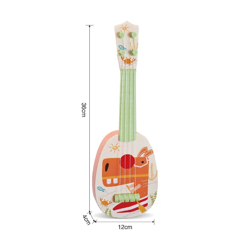 Kids Ukulele For Beginners 14 Inch Mini Guitar Educational Toy - ToylandEU