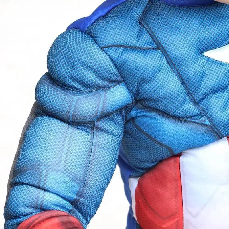  Kids Ultimate Captain America Cosplay Costume with Shield & Mask for Halloween (Size S-XL) -  ToylandEU™