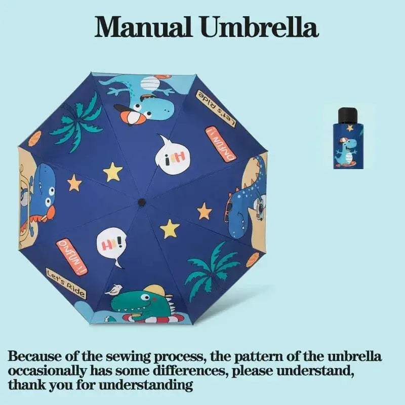  Kids Umbrella Astronaut Dinosaur UV Resistant Foldable -  ToylandEU™