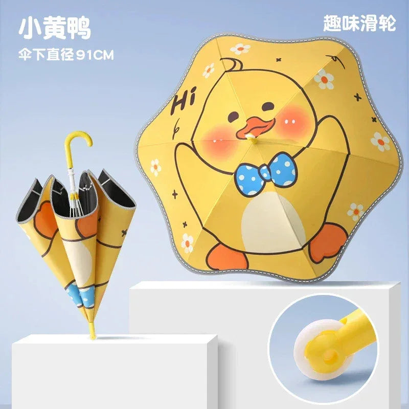 Kids Umbrella With Reflective Strip For Rain And Sun UPF50 - ToylandEU