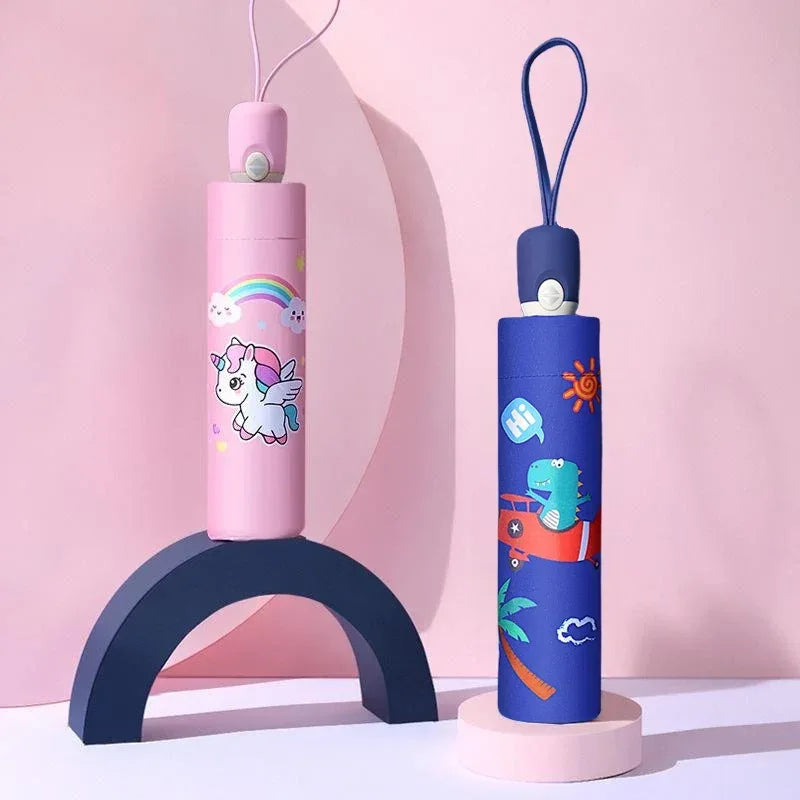 Kids Unicorn Umbrella Automatic Windproof UV Coating - ToylandEU
