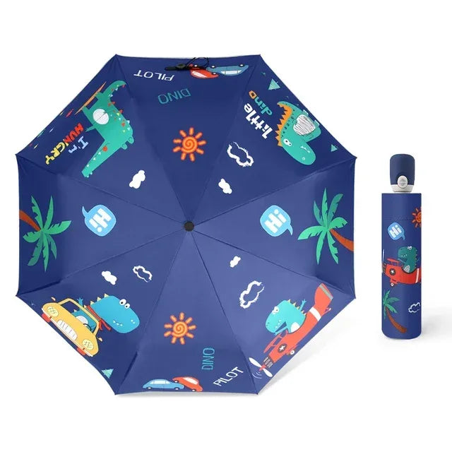 Kids Unicorn Umbrella Automatic Windproof UV Coating - ToylandEU