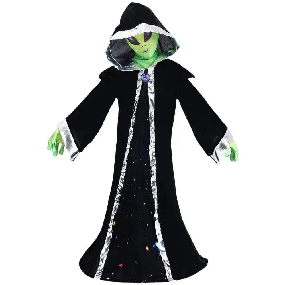 Kids Unisex ET Alien Costume with Cloak & Headgear for Halloween Fun - ToylandEU