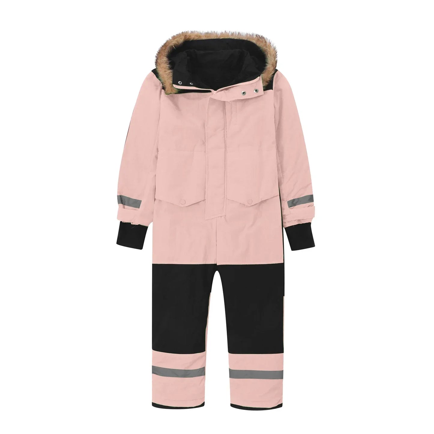 Kids Unisex Ski Suit Dinosaur Cartoon Insulated Warm Winter Wear - ToylandEU