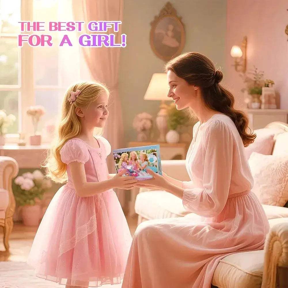 Kids Washable Makeup Kit For Girls With Nail Art Accessories - ToylandEU