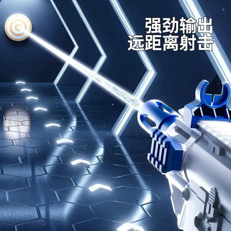 Kids Water Gun M416 Backpressure Toy For Summer Fun - ToylandEU