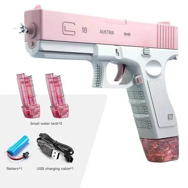 Kids Water Gun M416 Backpressure Toy For Summer Fun - ToylandEU