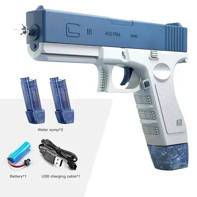 Kids Water Gun M416 Backpressure Toy For Summer Fun - ToylandEU
