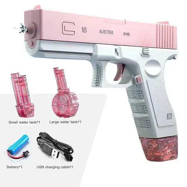 Kids Water Gun M416 Backpressure Toy For Summer Fun - ToylandEU
