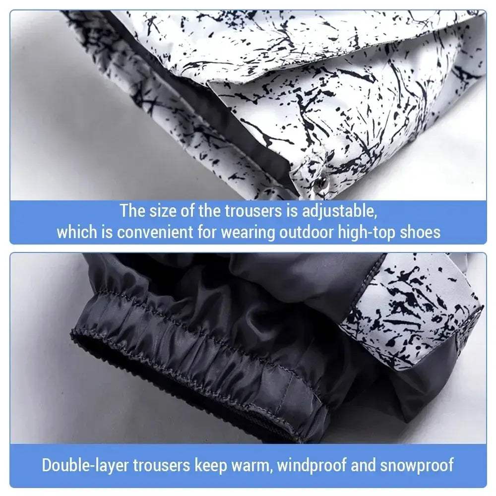 Kids Water Resistant Snow Pants Warm And Windproof Ski Trousers - ToylandEU