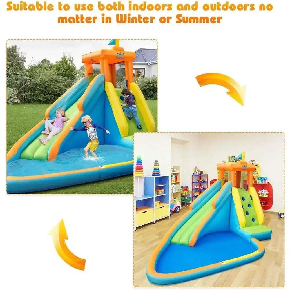 Kids Water Slide And Bounce House With Splash Pool - ToylandEU