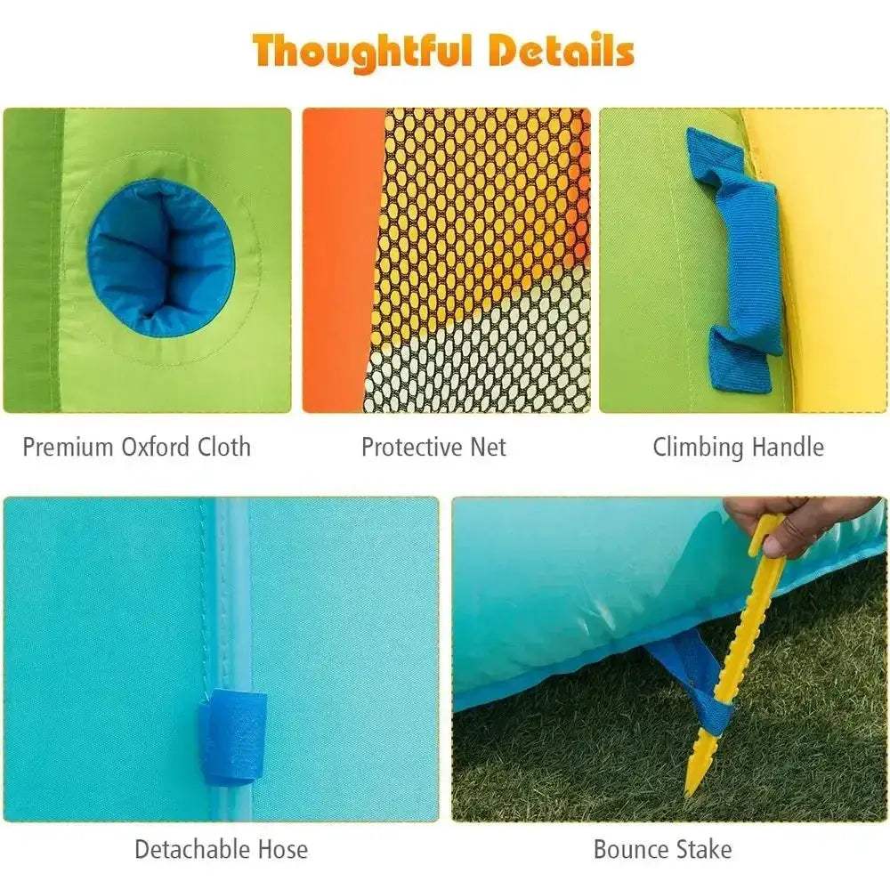 Kids Water Slide And Bounce House With Splash Pool - ToylandEU