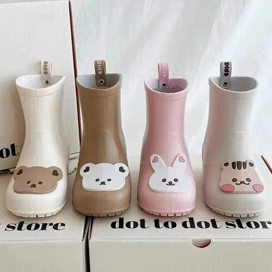  Kids Waterproof Non Slip Rain Boots Cartoon Animals -  ToylandEU™
