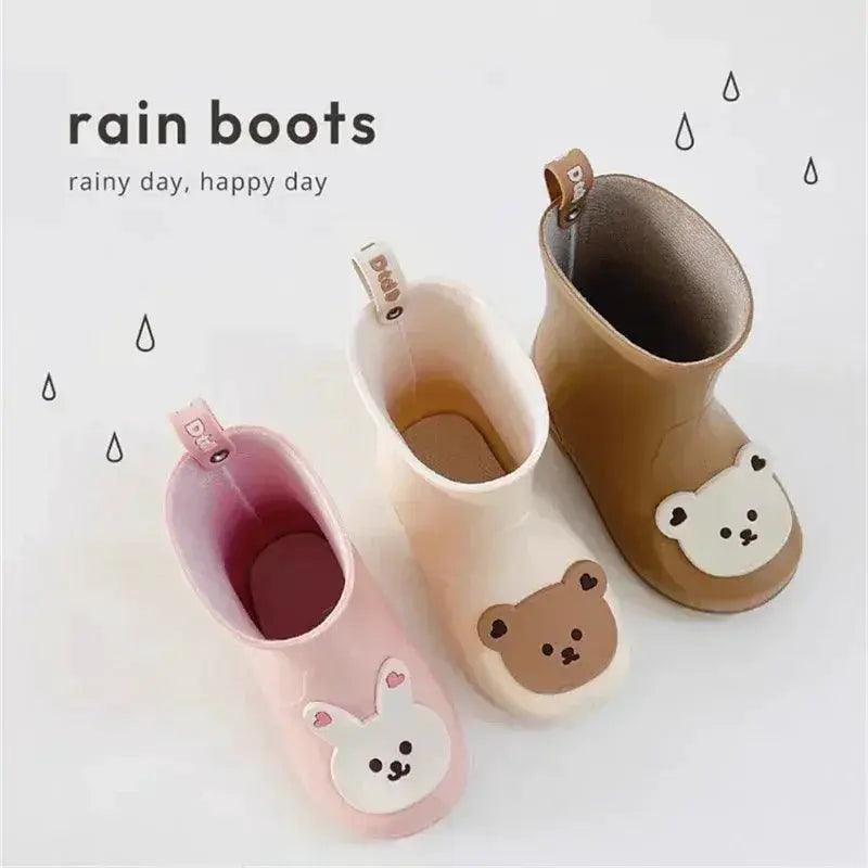  Kids Waterproof Non Slip Rain Boots Cartoon Animals -  ToylandEU™
