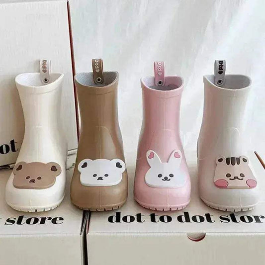  Kids Waterproof Non Slip Rain Boots Cartoon Animals -  ToylandEU™