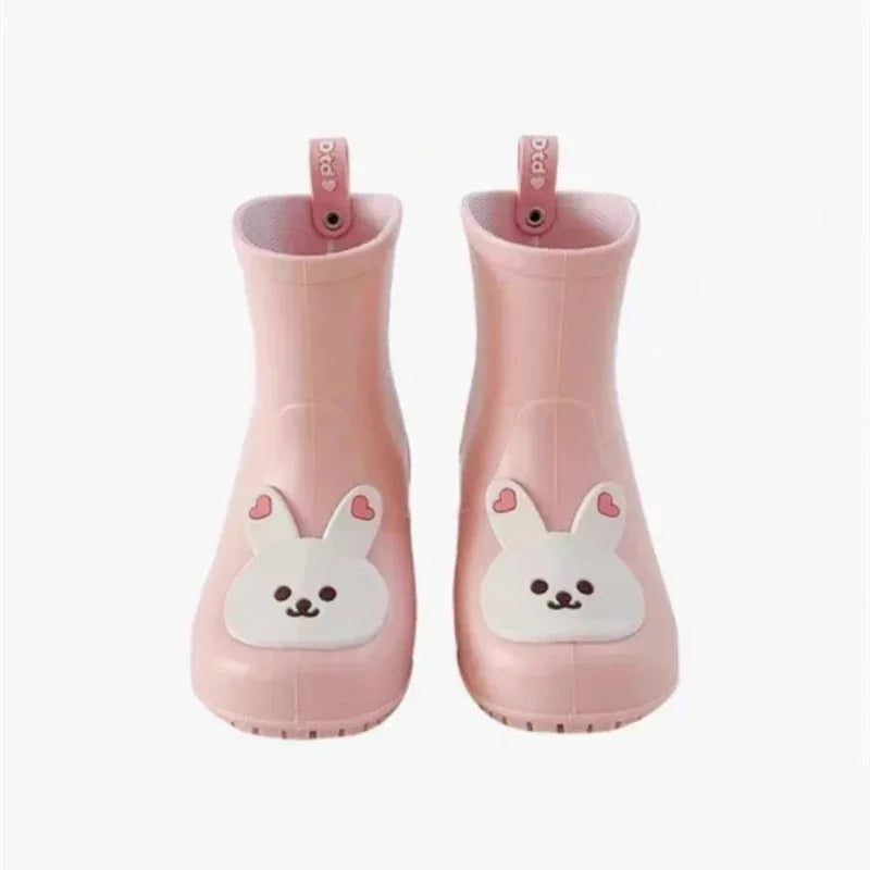 Kids Waterproof Non Slip Rain Boots With Cartoon Animals - ToylandEU
