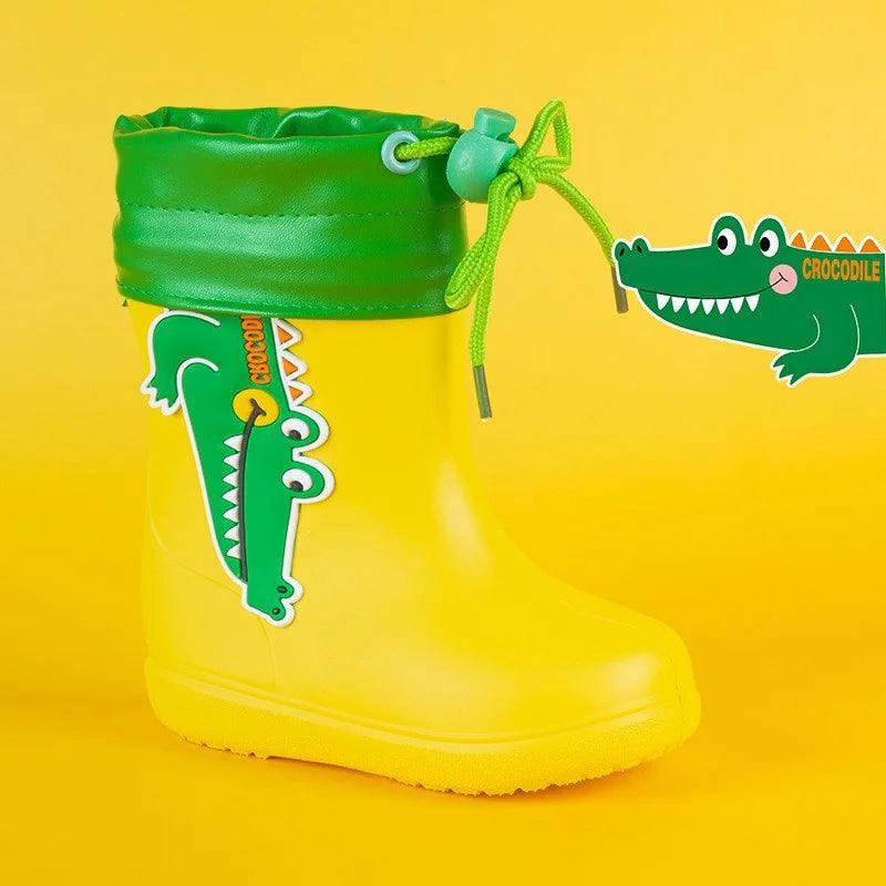 Kids Waterproof Rain Boots | Antiskid Slip-On | Toylandeu