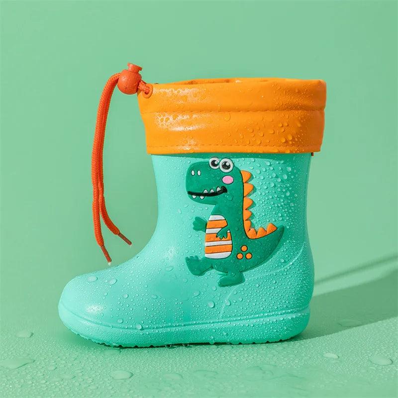 Kids Waterproof Rain Boots | Antiskid Slip-On | Toylandeu