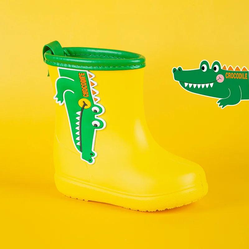 Kids Waterproof Rain Boots | Antiskid Slip-On | Toylandeu