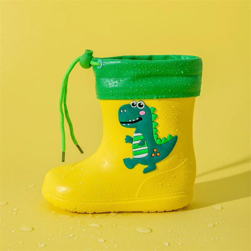 Kids Waterproof Rain Boots | Antiskid Slip-On | Toylandeu