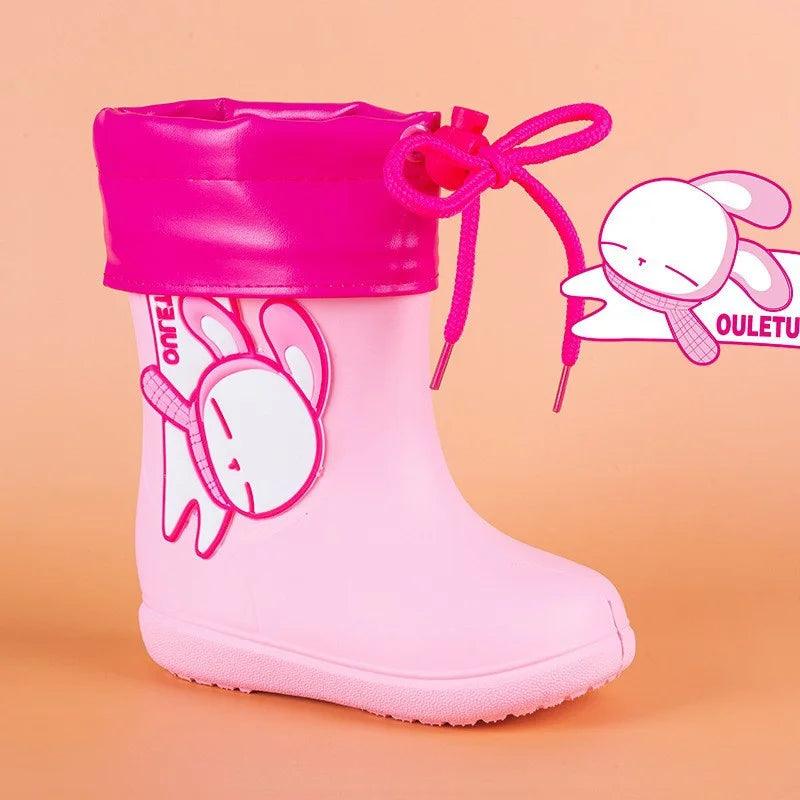 Kids Waterproof Rain Boots | Antiskid Slip-On | Toylandeu