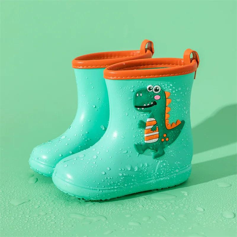 Kids Waterproof Rain Boots | Antiskid Slip-On | Toylandeu