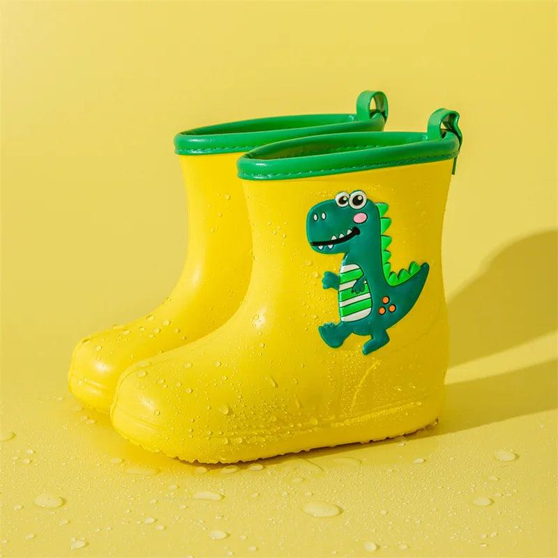 Kids Waterproof Rain Boots | Antiskid Slip-On | Toylandeu
