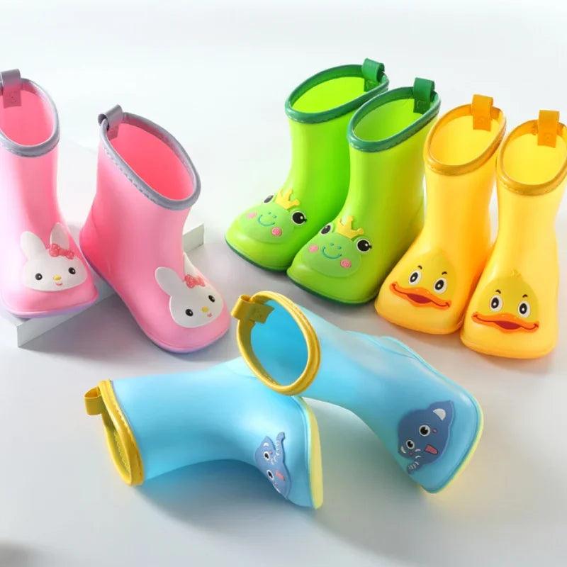 Kids Waterproof Rain Boots | Lightweight Slip On | Toylandeu