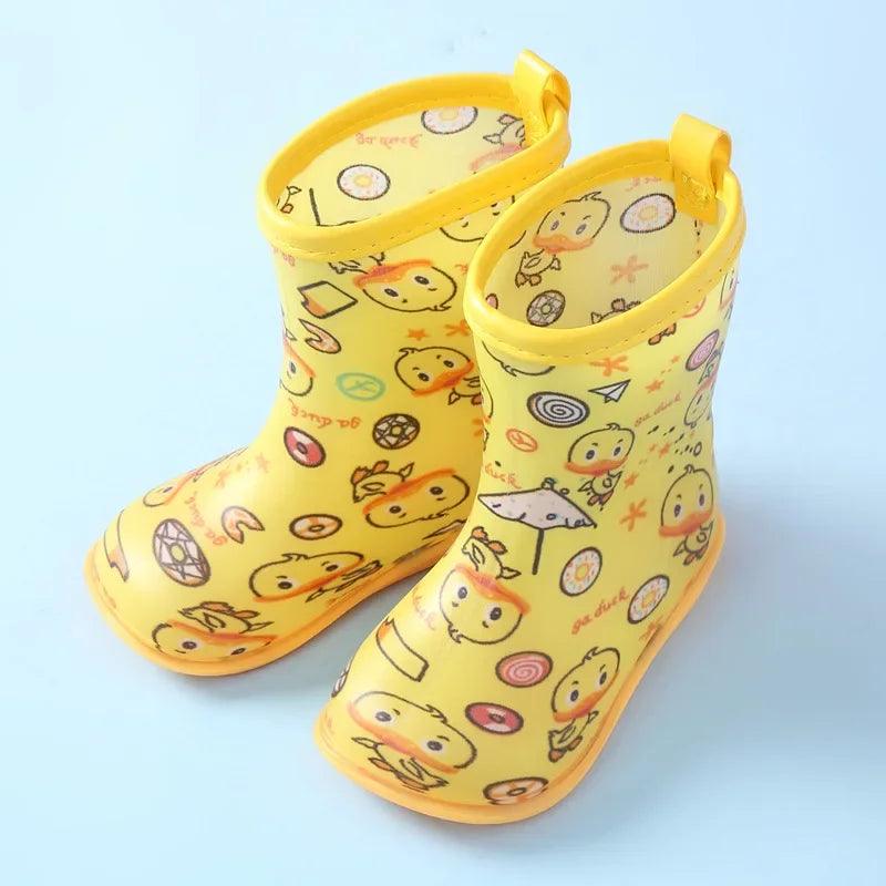Kids Waterproof Rain Boots | Lightweight Slip On | Toylandeu