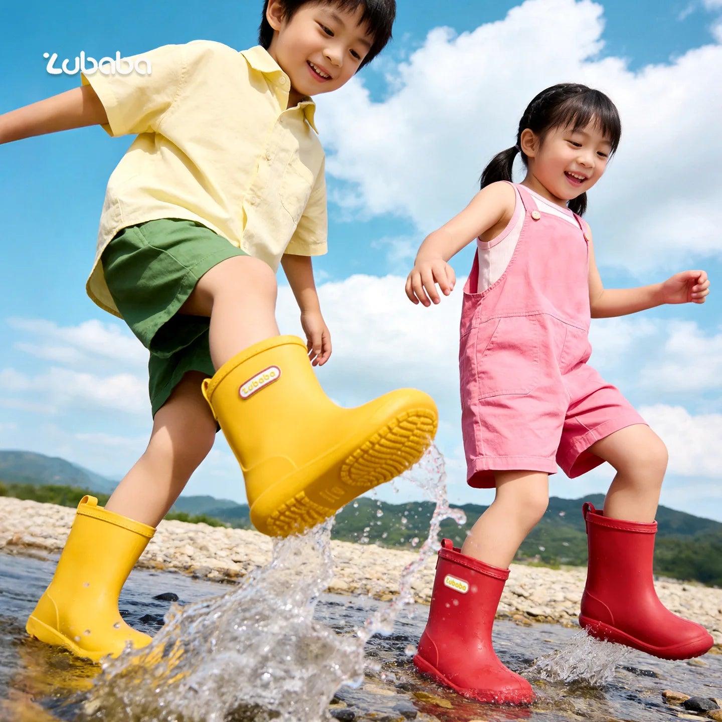 Kids Waterproof Rain Boots | Non-Slip Soft Soles | Toylandeu