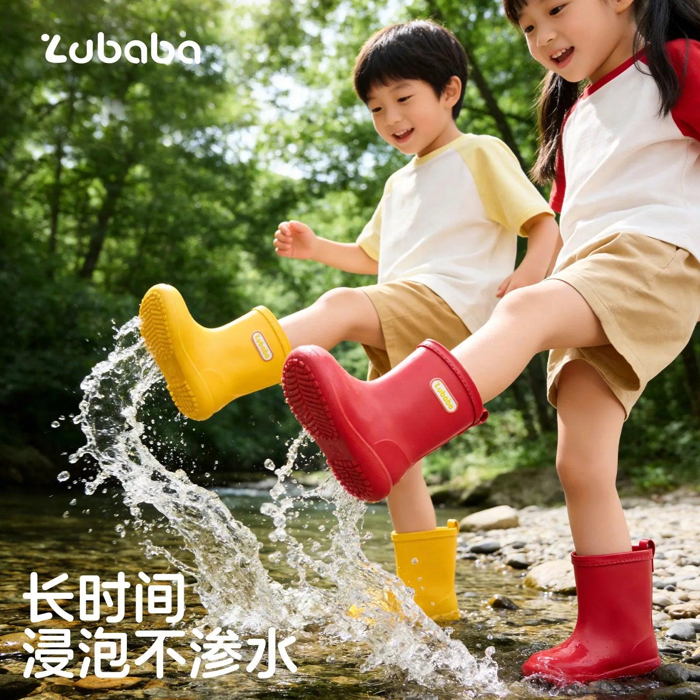 Kids Waterproof Rain Boots | Non-Slip Soft Soles | Toylandeu