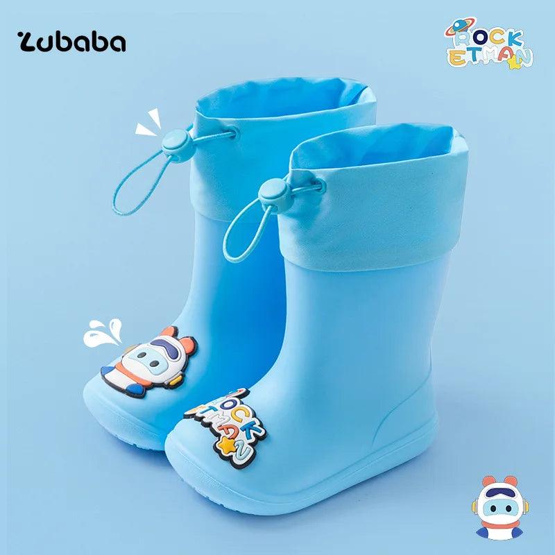 Kids Waterproof Rain Boots | PVC Nonskid Above Knee | Toylandeu