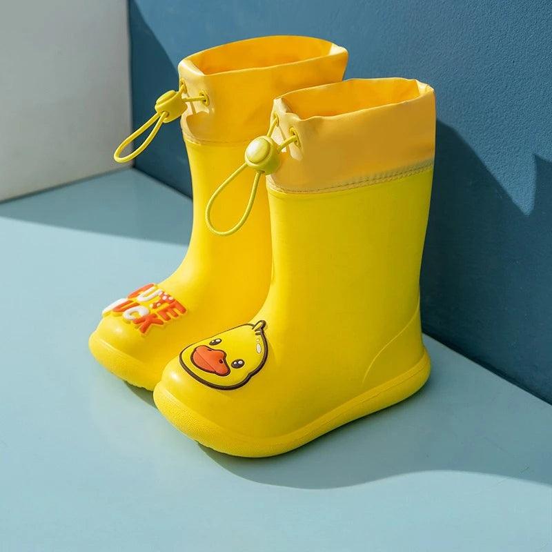Kids Waterproof Rain Boots | PVC Nonskid Above Knee | Toylandeu