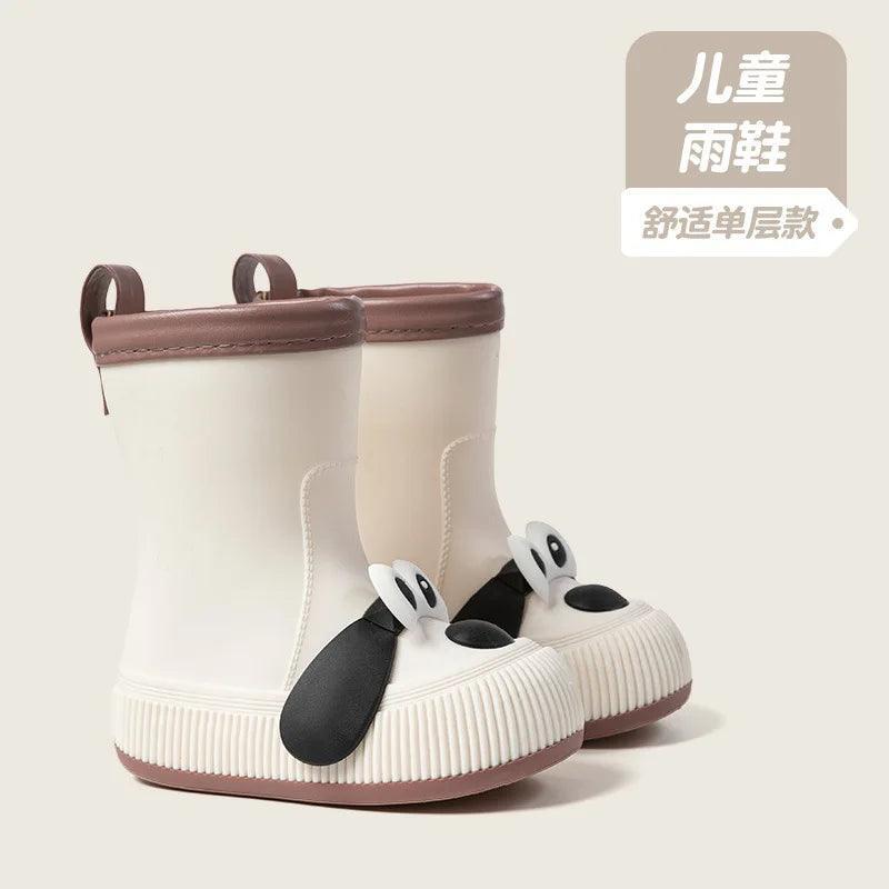 Kids Waterproof Rain Boots With Puppy Design | Toylandeu