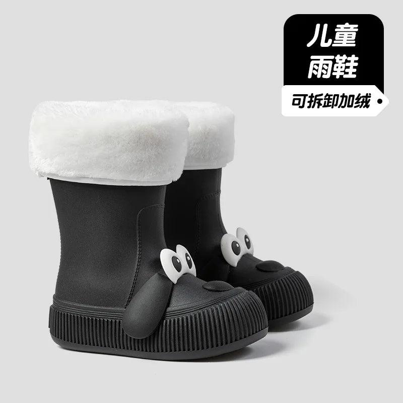 Kids Waterproof Rain Boots With Puppy Design | Toylandeu