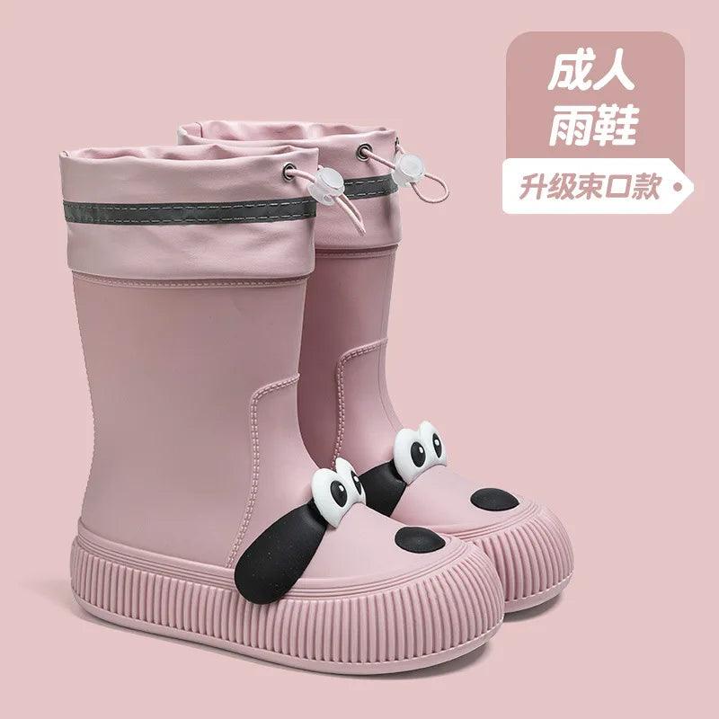 Kids Waterproof Rain Boots With Puppy Design | Toylandeu