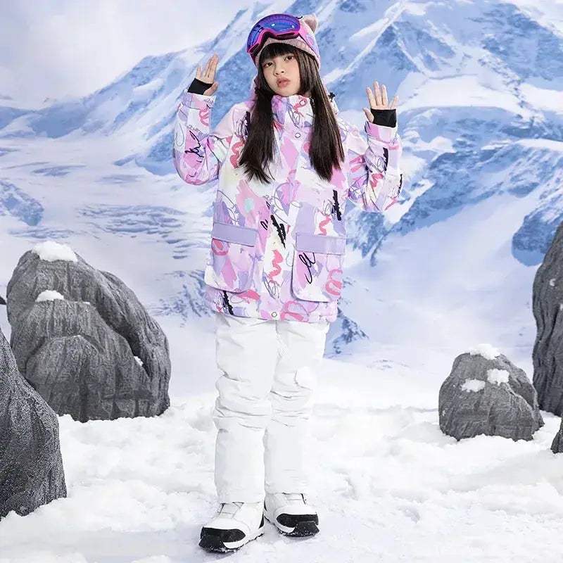 Kids Waterproof Ski Jacket Snowsuit For Winter All Weather - ToylandEU
