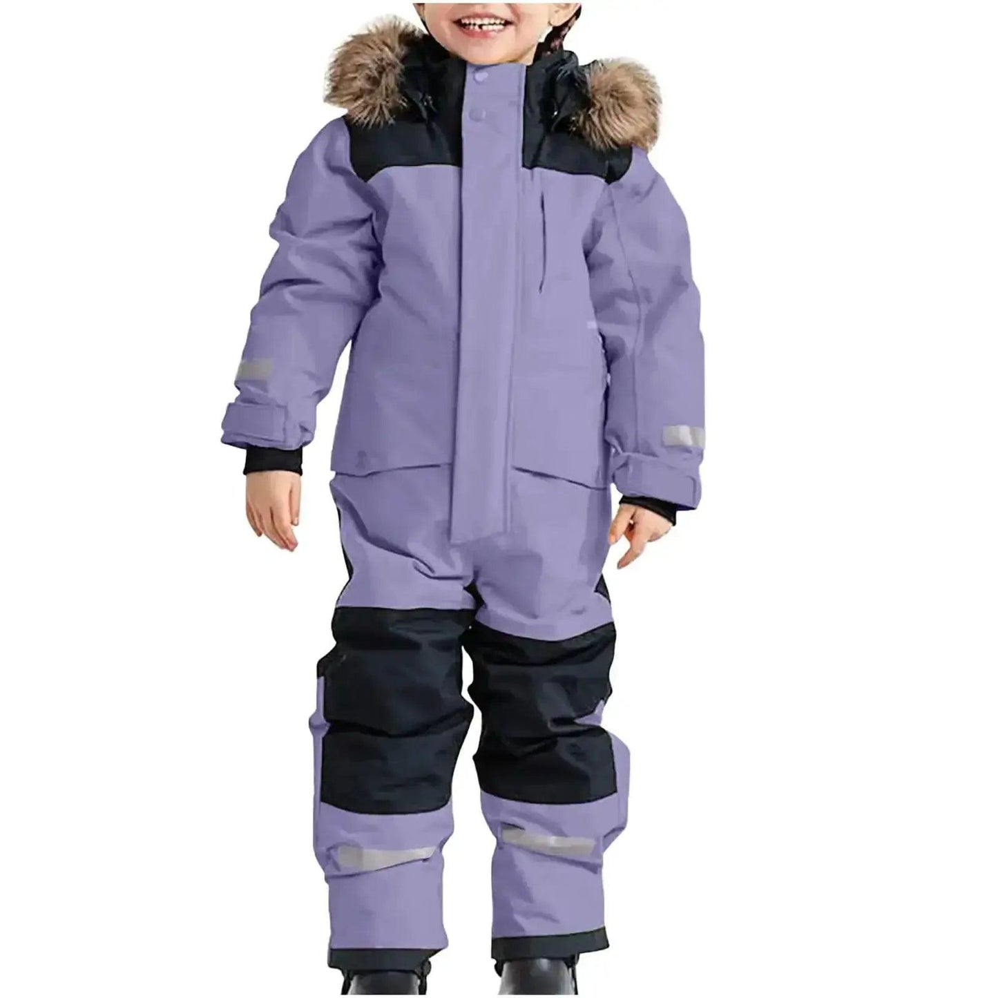  Kids Waterproof Ski Suit With Fleece Lining Unisex -  ToylandEU™