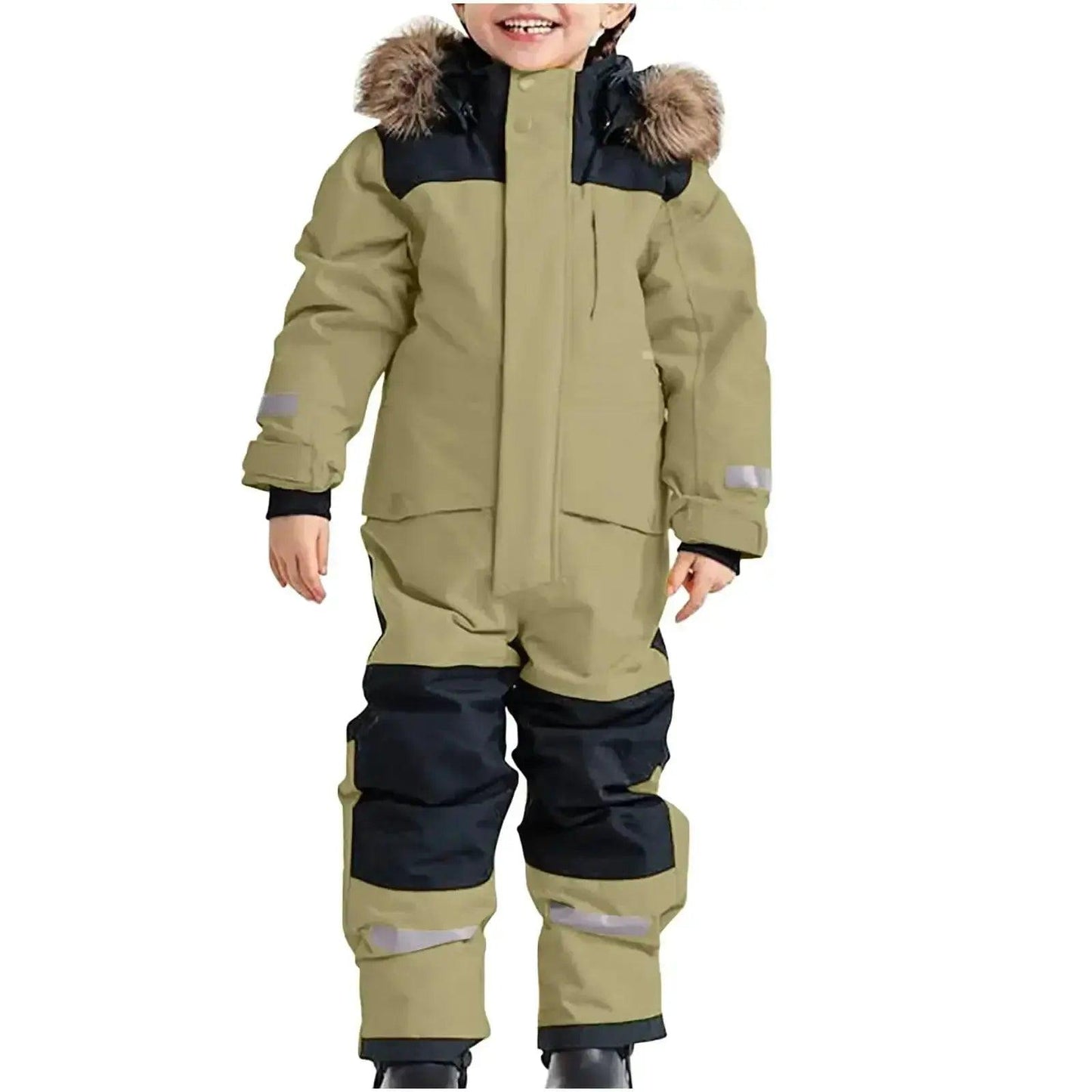  Kids Waterproof Ski Suit With Fleece Lining Unisex -  ToylandEU™