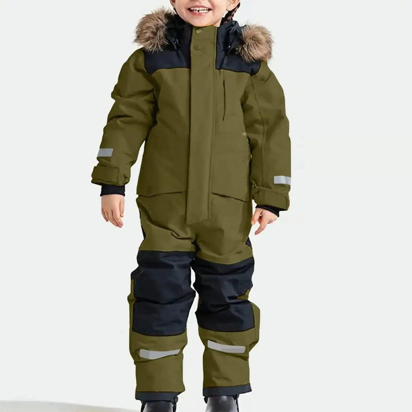  Kids Waterproof Ski Suit With Fleece Lining Unisex -  ToylandEU™